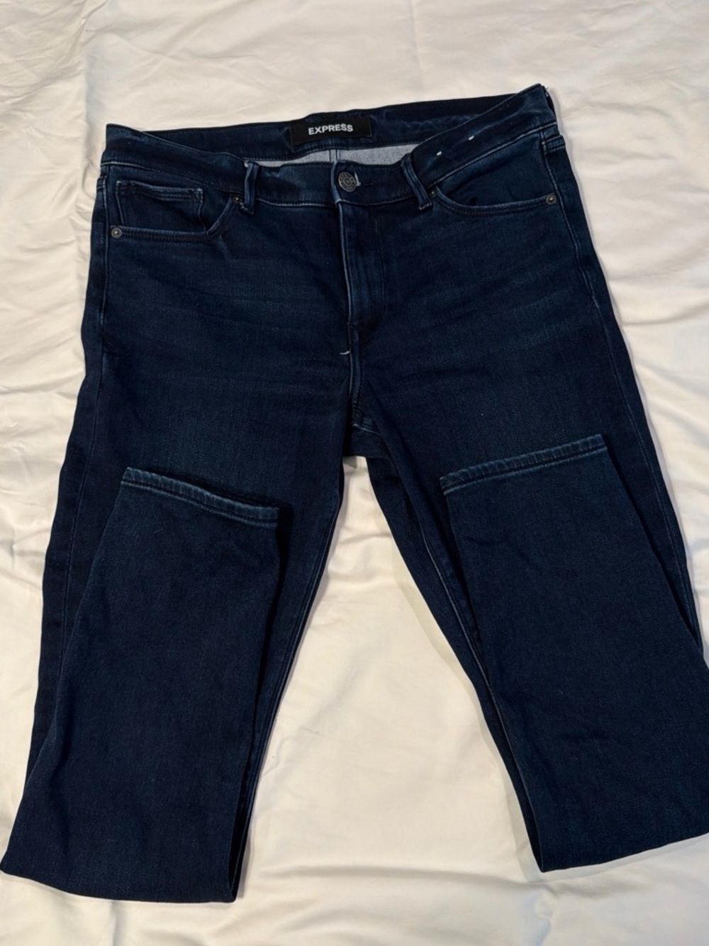Express Women’s Dark Blue Skinny Jeans